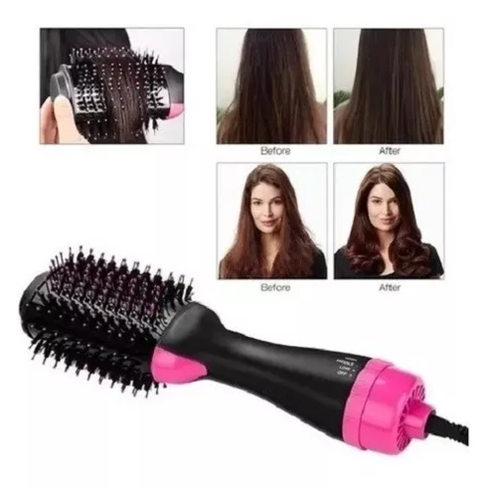 TurboBrush ™ 4 en 1 – Secador Cepillo de Pelo Multifuncional